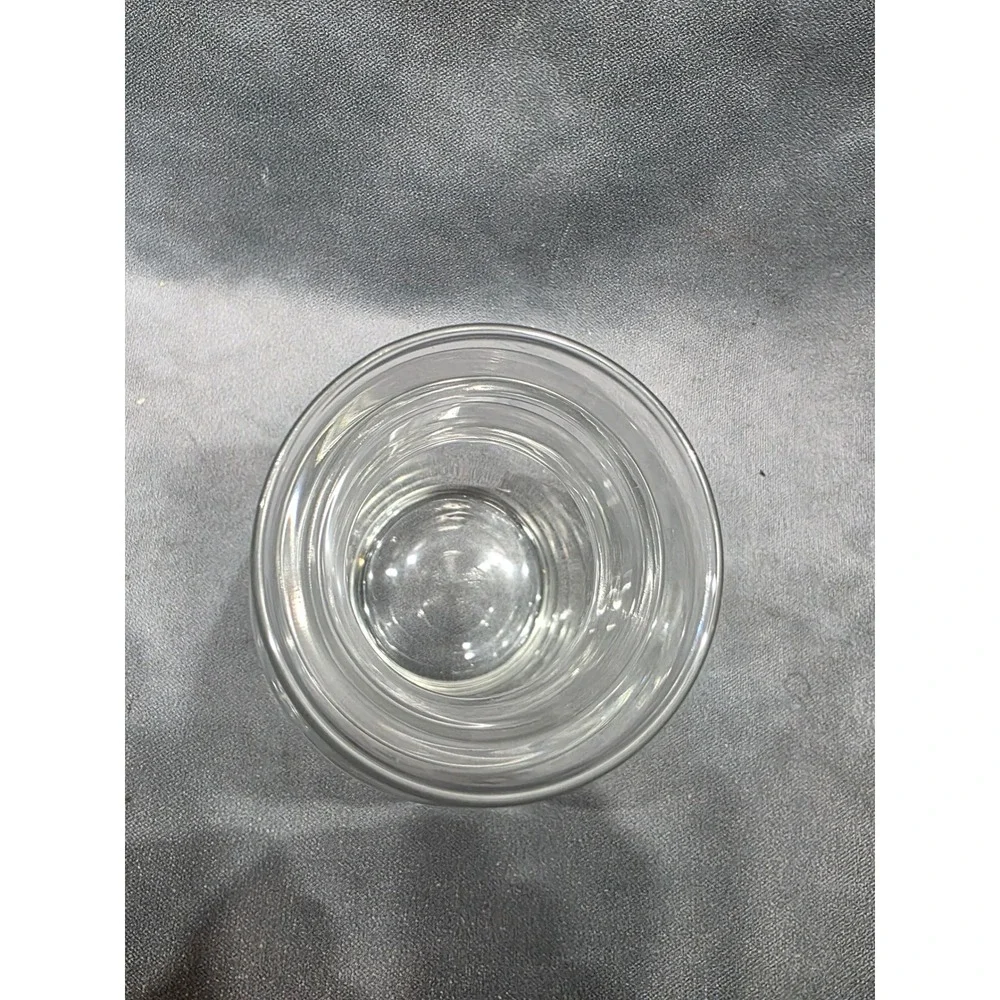 Vintage Clear Glass Etched Floral Bud Vase Flared Rim 7 Inch Home Decor